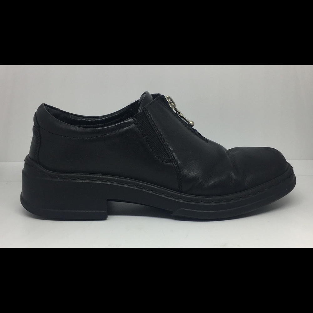 Josef Seibel 7.5 Black Slip On Women's Shoes Eu 38